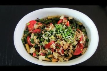 Healthy Cooking Made Easy! Asparagus Salad + Turkey (Weightloss)