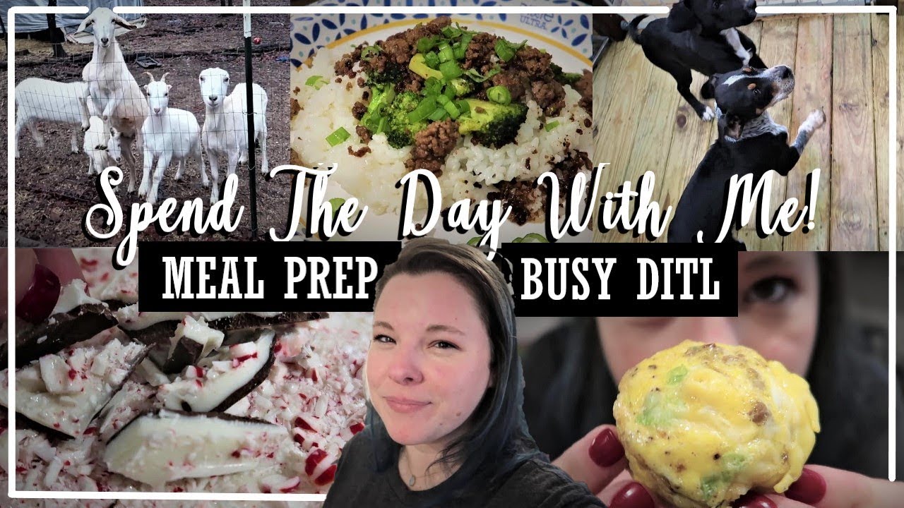 Spend The Day With Me//Peppermint Bark Recipe//Meal Prepping//Breakfast Recipe//GRWM Spend The Day With Me//Peppermint Bark Recipe//Meal Prepping//Breakfast Recipe//GRWM