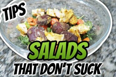 How To Make A SALAD THAT TASTES GOOD (Homemade Honey Mustard Dressing) | LiveLeanTV