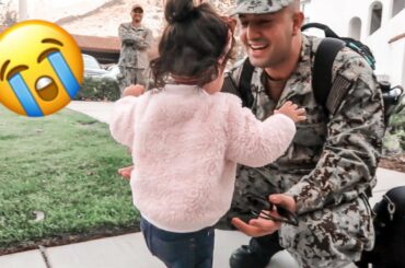 Stella's DaDa's Back Home!! | My Quick & Healthy 5 Minute Lunch Idea + Trader Joes Haul!!