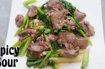 LeeZ Cooking TV - Spicy Sour Beef w/ Chinese Broccoli  - Dinner Ideas | Easy Recipes