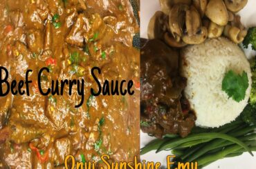 How to Make Beef Curry Sauce | Onyi Sunshine Emy