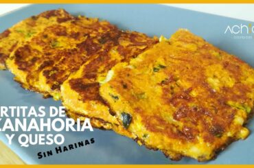 Tortitas de Zanahoria y Queso SIN HARINAS | Un Snack Saludable, fácil y Delicioso!!!