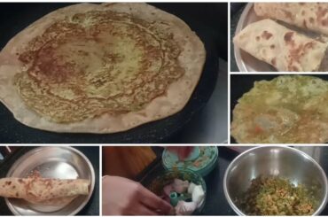 #srimathi specials#simple and healthy breakfast recipe..చపాతీ ..ఆమ్లెట్ ..