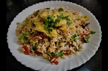 Egg Fried Rice (Specially for kids lunch box)Healthy and tasty .