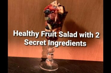 Fruits Salad|Best Christmas Recipe Ideas|Winter Salad|How to Keep Fruits Crunchy and Fresh for hours