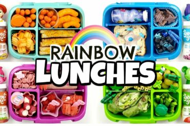 🌈COLORFUL Lunches Are BACK!🌈 Color Lunch Ideas