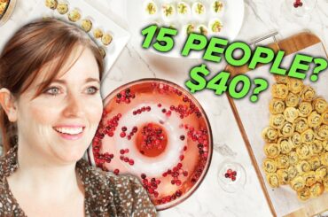 I Tried To Host A Cocktail Party For 15 People For $40 • Tasty