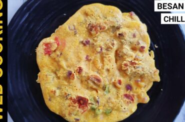 BESAN KE CHILLA | HEALTHY BREAKFAST RECIPE | WEIGHT LOSS RECIPE | VEG OMELETTE |WEB COOKING