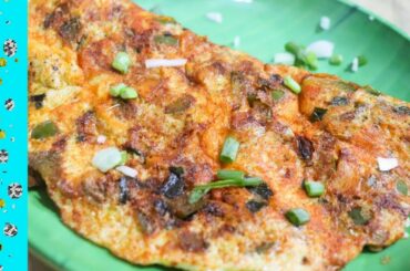 FLUFFY EGG OMELETTE/SPONGY MUSHROOM EGG OMLETTE/HEALTHY BREAKFAST RECIPE/புசுபுசு முட்டை ஆம்லெட்🥚🥚