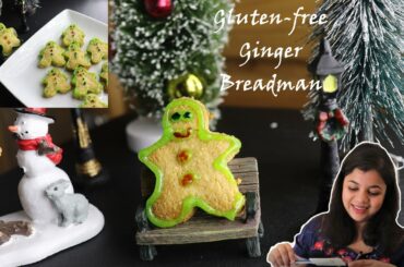 My holiday Special Gluten-free Ginger bread-man Recipe | Christmas dessert | Vegan