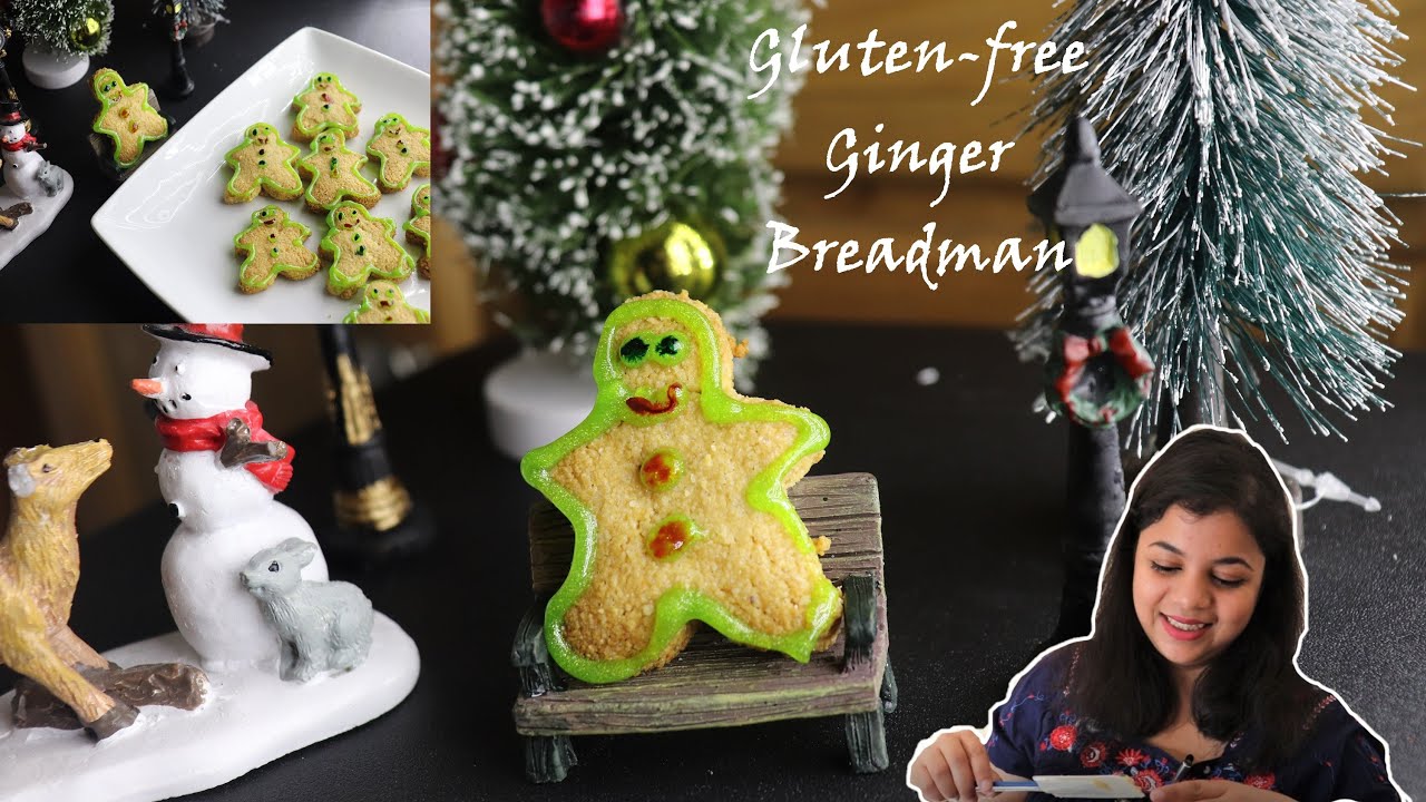 My holiday Special Gluten-free Ginger bread-man Recipe | Christmas dessert | Vegan My holiday Special Gluten-free Ginger bread-man Recipe | Christmas dessert | Vegan