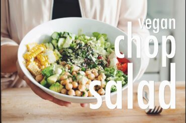 vegan chop salad | hot for food