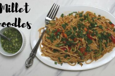 SCHEZWAN NOODLES RECIPE IN TAMIL | HEALTHY MILLET NOODLES RECIPE | NALLA SUVAI