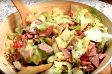 Delicious 1905 Cuban Salad (Low Carb - KETO Friendly)