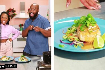 Freddie Makes A Gourmet Meal For $20 With A Professional Chef • Cooking For The Low • Ladylike