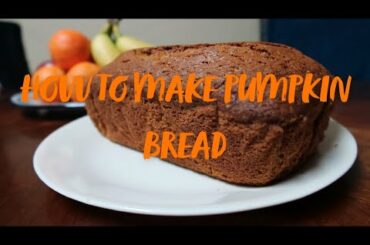 Vlogmas Day 17 - How to make pumpkin bread