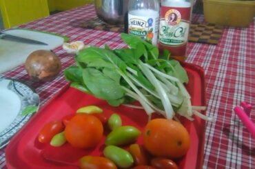 FRESH HEALTHY MEAL SALAD FROM BACKYARD GARDEN PETCHAY