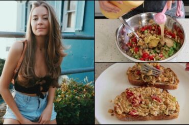A DAY IN THE LIFE + VEGAN TUNA SANDWICH RECIPE