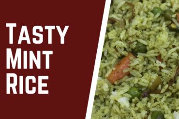 #Mint rice recipe || పుదీన రైస్  healthy food , #easy preparation #pudhina carrot rice