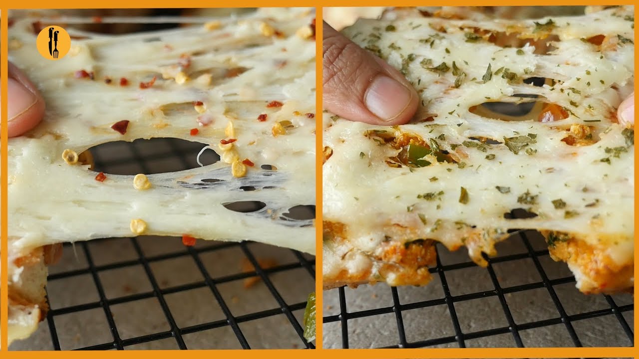 Bread Pizza and Chicken Chilli Toast Recipe By Food Fusion Bread Pizza and Chicken Chilli Toast Recipe By Food Fusion