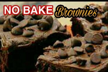 NO BAKE BROWNIES