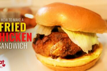 How to Make a Fried Chicken Sandwich 12 Days of Recipes Day 4