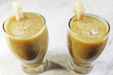 Apple Banana Smoothie for Weight Loss | Vegan Apple and Banana Smoothie Recipe