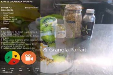 🥝 Delicious Fat Burning Kiwi Yogurt Parfait Recipe