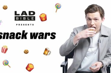 Snack Wars: Tom Holland Aka Spider-Man Eating British And American Snacks