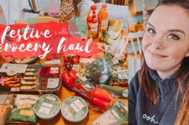 CHRISTMAS GROCERY HAUL & MEAL PLAN - FAMILY OF 5 - FESTIVE FOOD & MEAL IDEAS!