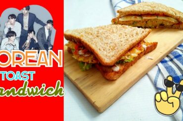 Resep Korean Toast Sandwich / Korean Streetfood / easy & healthy sandwich