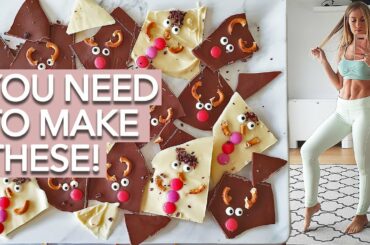 HEALTHY CHRISTMAS CHOCOLATE! | Healthy Treats | (Quick Recipe!)