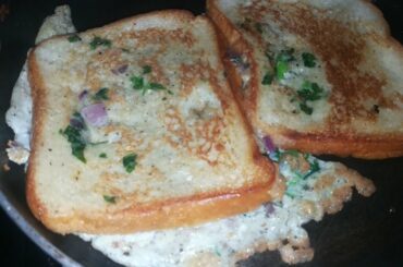 अण्डा ब्रेड का  नाश्ता रेसिपी!How to make bread aamlet recipe,very quick nasta recipe