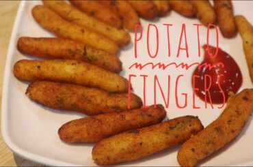 CRISPY POTATO FINGERS|SIMPLE POTATO SNACK/POTATO SNACK RECIPES/உருளைக்கிழங்கு பலகாரம்