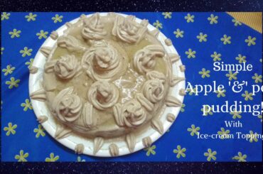 Apple and pear pudding || Healthy Fruit Cake || Christmas || Healthy Recipes.