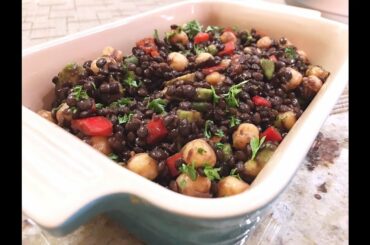 Beluga Black Lentil Salad Recipe • Delicious Healthy Salad! - Episode #259