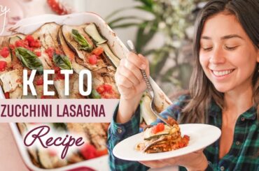 Easy KETO Zucchini LASAGNA
