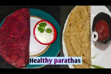 Beetroot paratha | paneer paratha | Healthy paratha recipes | Healthy Break fast recipes