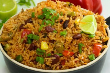 Mexican Rice Recipe | Easy One Pot Meal | How To Make Mexican Rice | Kanak's Kitchen