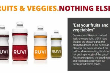 Serve it at Home | RUVI 100% Whole Fruits & Veggies | No Sweeteners No Salts