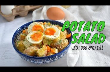 HOW TO MAKE POTATO SALAD WITH EGGS AND FRESH DILL | HEALTHY POTATO SALAD