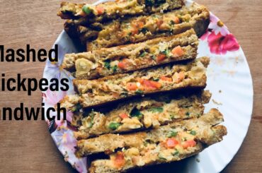 Chickpeas/kabuli chana sandwich|| Healthy breakfast recipe || protein rich breakfast for kids