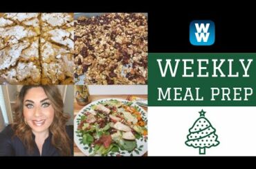 WEEKLY WW MEAL PREP | GINGERBREAD PANCAKE BAKE | WINTER COBB SALAD | HOMEMADE GRANOLA | MYWW!!