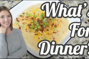 WHAT’S FOR DINNER | EASY DINNER IDEAS FOR A BUSY MOM| WEEK OF MEALS FOR A FAMILY OF 5!