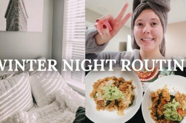 HEALTHY WINTER NIGHT ROUTINE