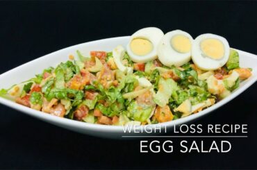 Healthy and Tasty Egg Salad Recipe for Weight loss | Yummy Weight loss Keto Recipe | Mirch Ka Mazah