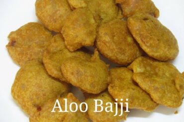 Aloo Bajji | Quick And Instant Snack Recipes | Madhuri Recipe Book