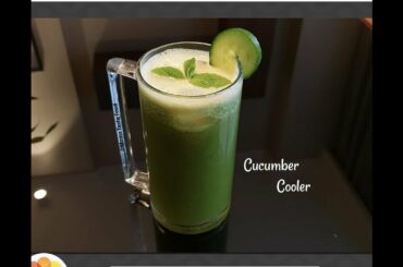 Fresh Cucumber Cooler Drink-Homemade Healthy Refreshing Summer Drinks Recipes- Moms Tasty Food