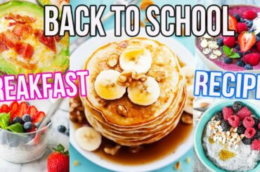 BACK TO SCHOOL BREAKFAST IDEAS!! Easy + Cheap!!